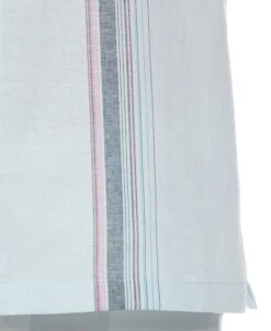 Big & Tall Linen Blend Stripe Panel Shirt -Cubavera Casual Wear Big Tall Linen Blend Stripe Panel Shirt Cubavera 4