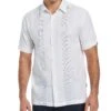 Big & Tall Ombre Embroidered Panel Shirt