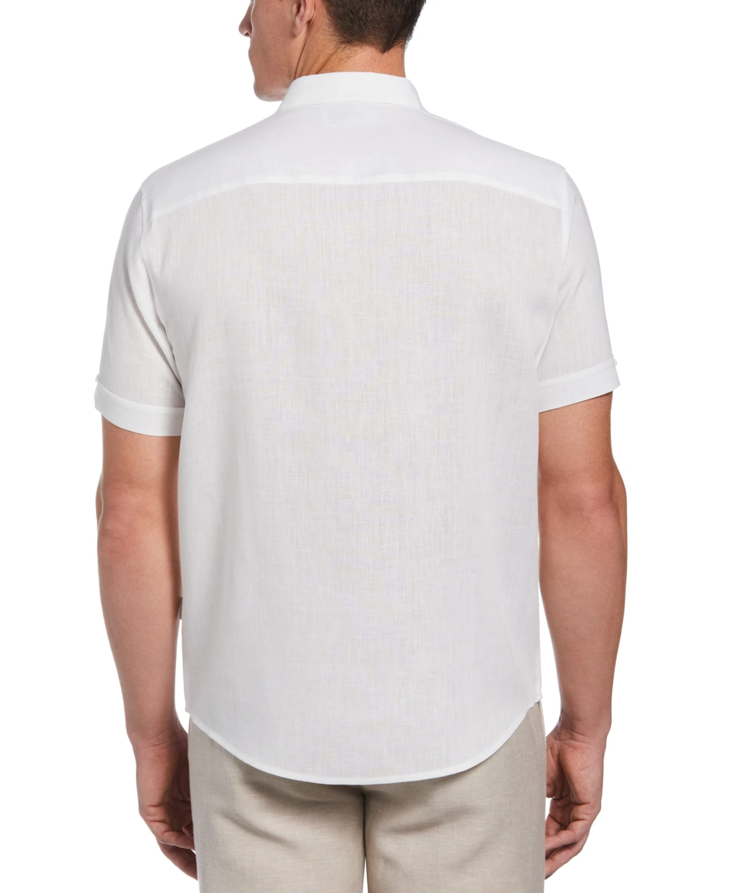 Big & Tall TravelSelect™ Linen-Blend One Pocket Shirt 4 Big & Tall TravelSelect™ Linen-Blend One Pocket Shirt - Image 2