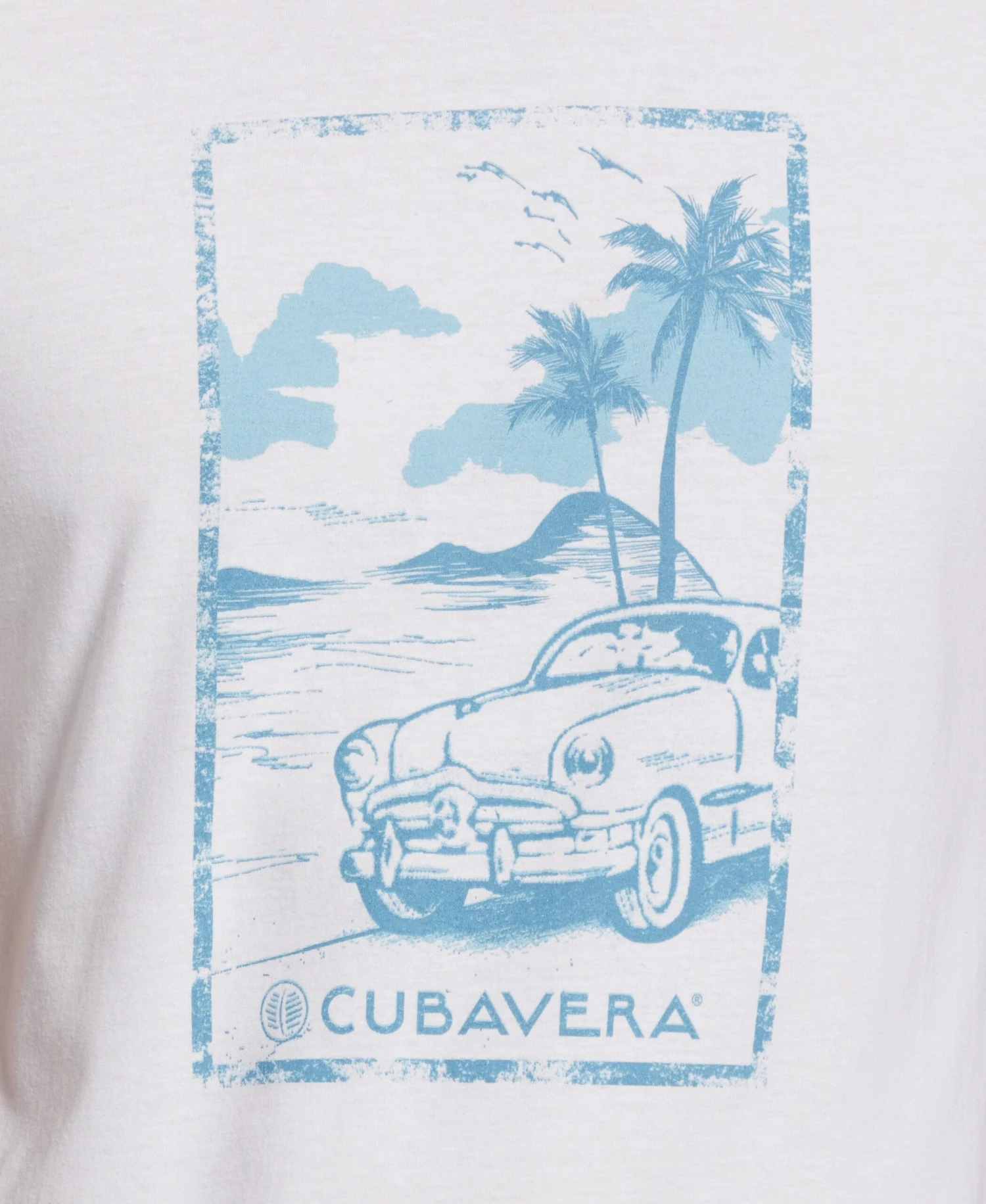 Car Palms Print Tee 5 Car Palms Print Tee - Image 3