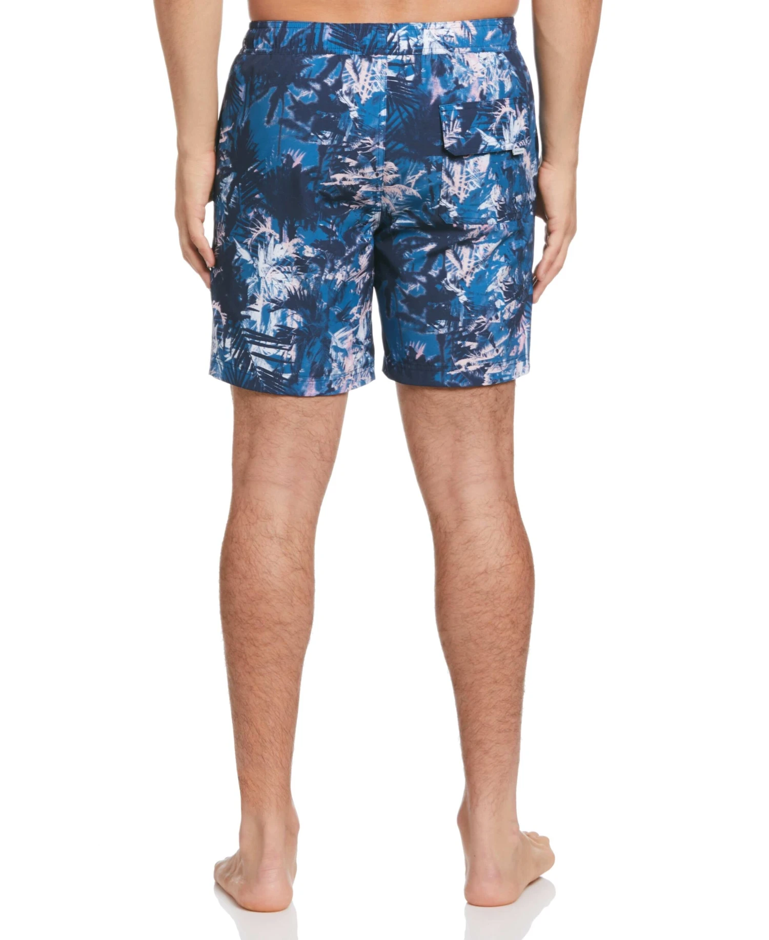 Cubavera™ Palm Print 7" Swim Short 4 Cubavera™ Palm Print 7" Swim Short - Image 2