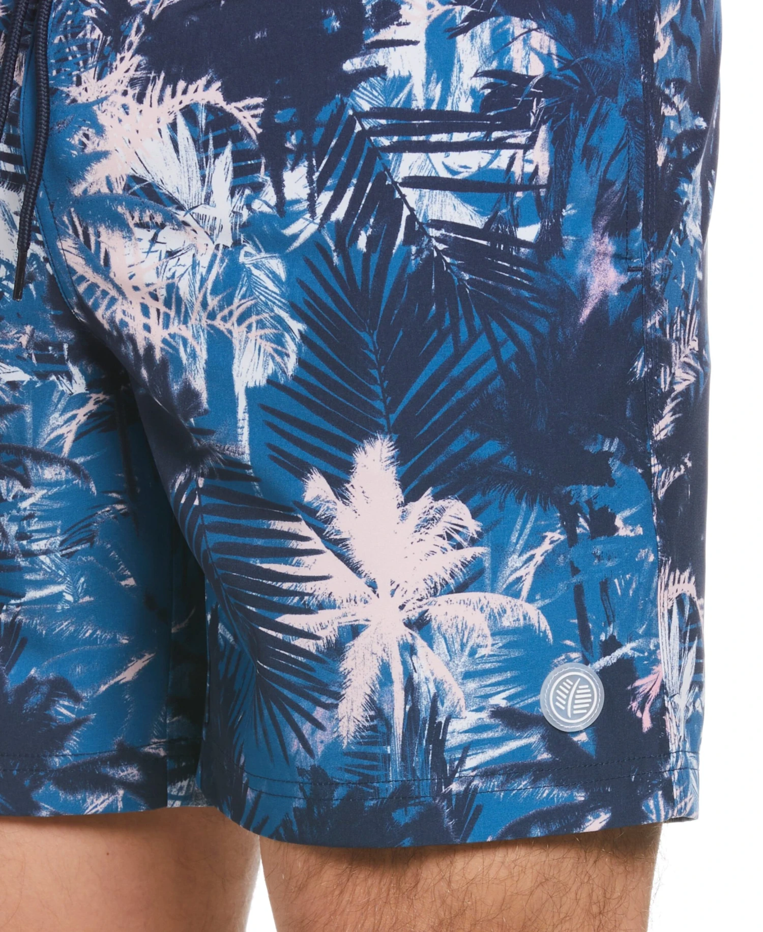 Cubavera™ Palm Print 7" Swim Short 7 Cubavera™ Palm Print 7" Swim Short - Image 5