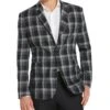 Delave Linen Plaid Sport Coat