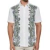 Ecoselect™ Tropical Print Panel Shirt -Cubavera Casual Wear Ecoselecttm Tropical Print Panel Shirt Cubavera