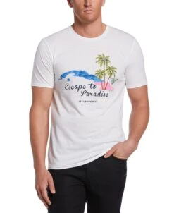 Escape To Paradise Print Tee