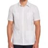 Four Pocket Guayabera Shirt 2 Four Pocket Guayabera Shirt -Cubavera Casual Wear Four Pocket Guayabera Shirt Brilliant White Cubavera