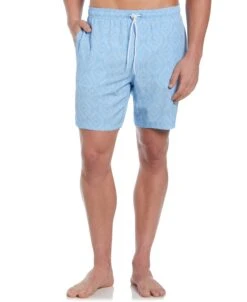 Geo Print Swim Trunks