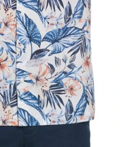 Linen Blend Floral Print Shirt -Cubavera Casual Wear Linen Blend Floral Print Shirt Cubavera 4