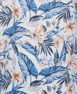 Linen Blend Floral Print Shirt -Cubavera Casual Wear Linen Blend Floral Print Shirt Cubavera 5