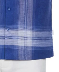 Linen Blend L-Shape Yarn Dye Shirt -Cubavera Casual Wear Linen Blend L Shape Yarn Dye Shirt Cubavera 4