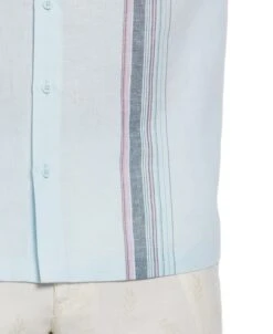 Linen Blend Stripe Panel Shirt -Cubavera Casual Wear Linen Blend Stripe Panel Shirt Cubavera 4