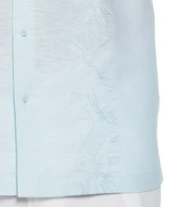 Linen Blend Tropical Embroidery Panel Shirt -Cubavera Casual Wear Linen Blend Tropical Embroidery Panel Shirt Cubavera 3 c7dbcbf4 1a07 4174 87dc 884743fc53d7