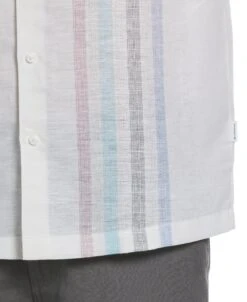 Linen Blend Yarn Dye Panel Shirt -Cubavera Casual Wear Linen Blend Yarn Dye Panel Shirt Cubavera 3 7ae4780d 14c7 4628 b8a7 3d6503899958