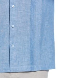 Linen Multi-Tuck Guayabera Shirt -Cubavera Casual Wear Linen Multi Tuck Guayabera Shirt Cubavera 4