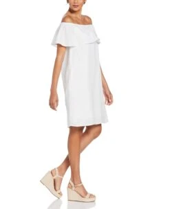 Linen Off-The-Shoulder Knee-Length Dress 8 Linen Off-The-Shoulder Knee-Length Dress -Cubavera Casual Wear Linen Off The Shoulder Knee Length Dress Cubavera 3 16f8959f f548 480f 8442 2efd00e3b31f