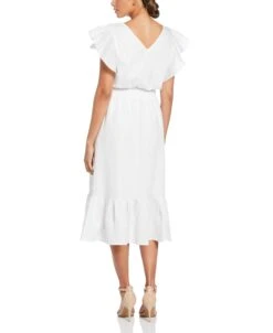 Cubavera Casual Wear -Cubavera Casual Wear Linen V Neck Ruffle Sleeve Maxi Dress Cubavera 2 e73433bc 3069 4936 9e83 d52b1d699909