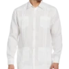 Cubavera Modern Fit Linen Guayabera Shirt, White -Cubavera Casual Wear MW40 6N4R 10 CUBA VERA WHITE MAIN