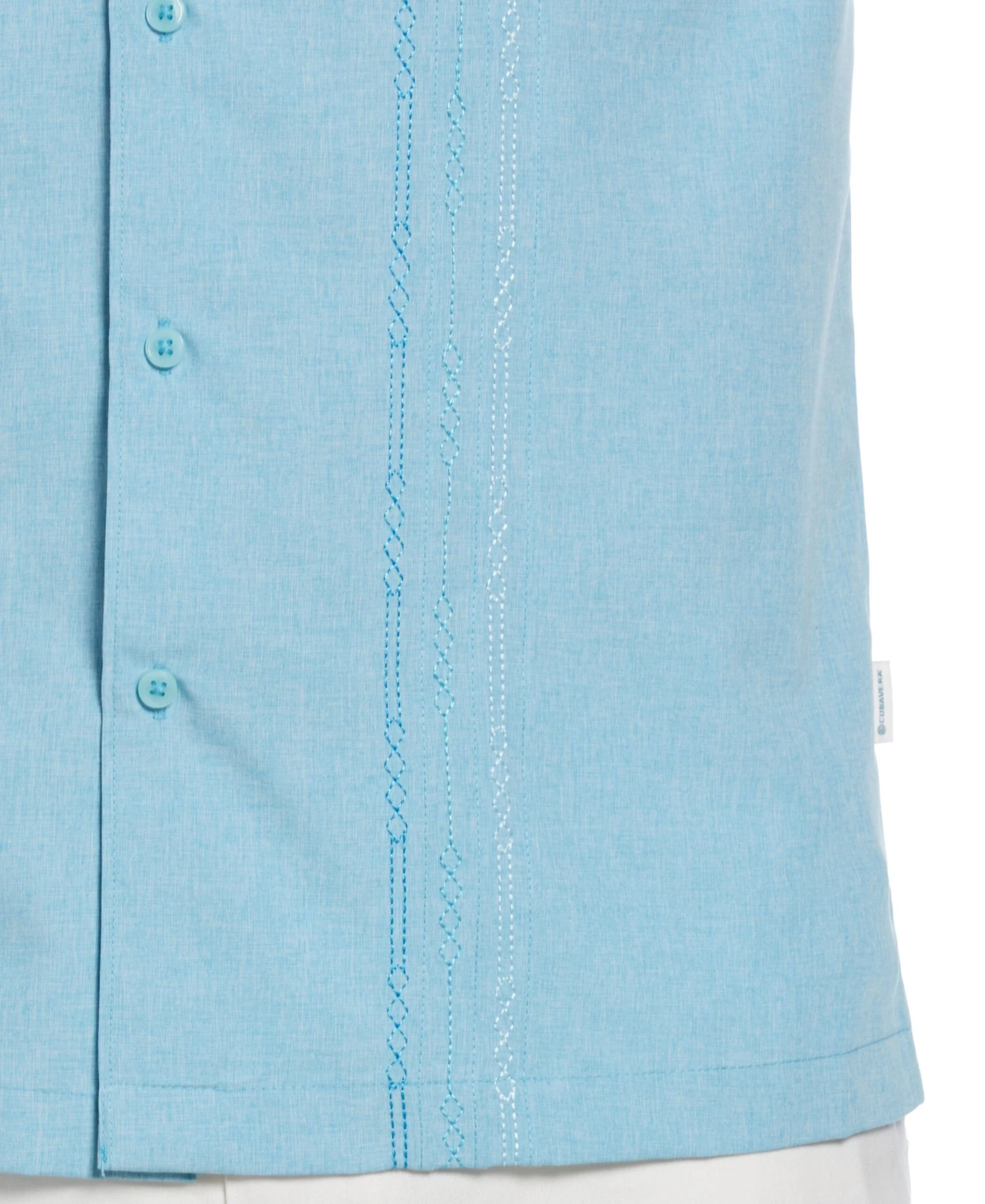 Miami Dolphins Geo Embroidered Panel Chambray Shirt 6 Miami Dolphins Geo Embroidered Panel Chambray Shirt - Image 4