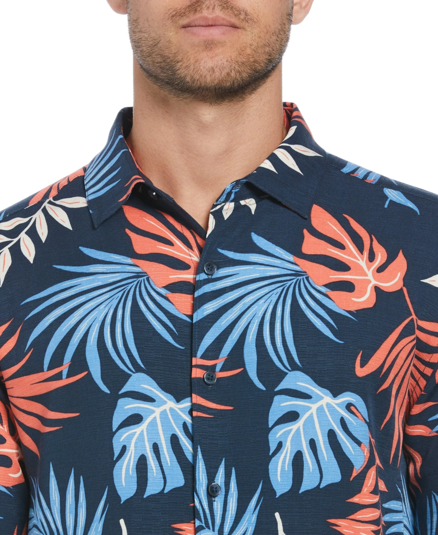 Multicolor Leaf Print Shirt 5 Multicolor Leaf Print Shirt - Image 3