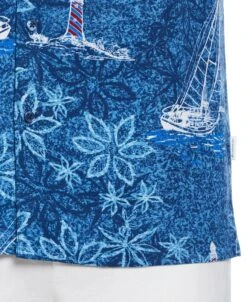 Nautical Tropical Print Shirt 8 Nautical Tropical Print Shirt -Cubavera Casual Wear Nautical Tropical Print Shirt Cubavera 3