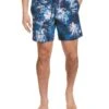Palm Print 7" Swim Short -Cubavera Casual Wear Palm Print 7 Swim Short Dress Blues Cubavera