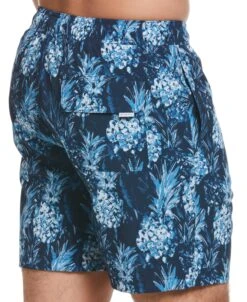 Pineapple Print 7" Swim Trunks 8 Pineapple Print 7" Swim Trunks -Cubavera Casual Wear Pineapple Print 7 Swim Trunks Cubavera 3