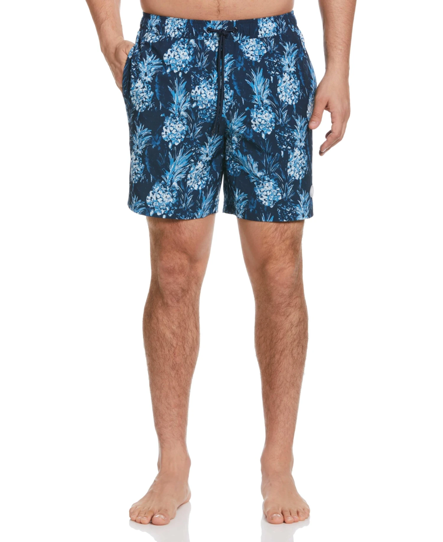 Pineapple Print 7" Swim Trunks 3 Pineapple Print 7" Swim Trunks