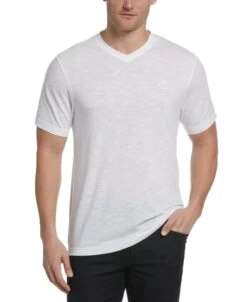 Slub V-Neck Tee