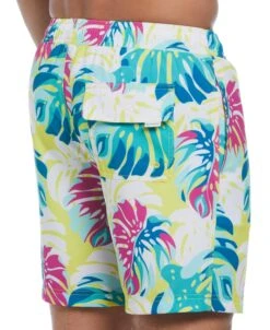 Tropical Leaf Print Swim Short 9 Tropical Leaf Print Swim Short -Cubavera Casual Wear Tropical Leaf Print Swim Short Cubavera 4 8c72b2a8 edc4 4446 9ae0 d6699a038add