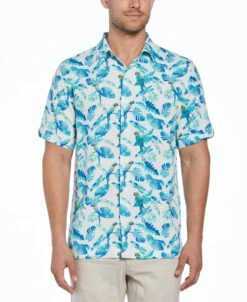 Cubavera Casual Wear 34 Tropical Parrot Print Shirt