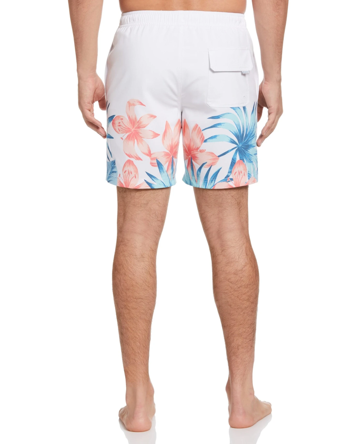 Tropical Placement Print 7" Swim Trunks 4 Tropical Placement Print 7" Swim Trunks - Image 2