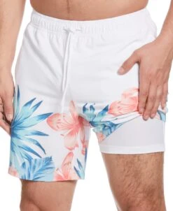 Tropical Placement Print 7" Swim Trunks 8 Tropical Placement Print 7" Swim Trunks -Cubavera Casual Wear Tropical Placement Print 7 Swim Trunks Cubavera 3 b4c8c663 8120 4494 9deb 91ac346237de