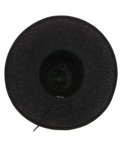 Women's Paper Braid Big Brim Hat 9 Women's Paper Braid Big Brim Hat -Cubavera Casual Wear Womens Paper Braid Big Brim Hat Black Cubavera 4