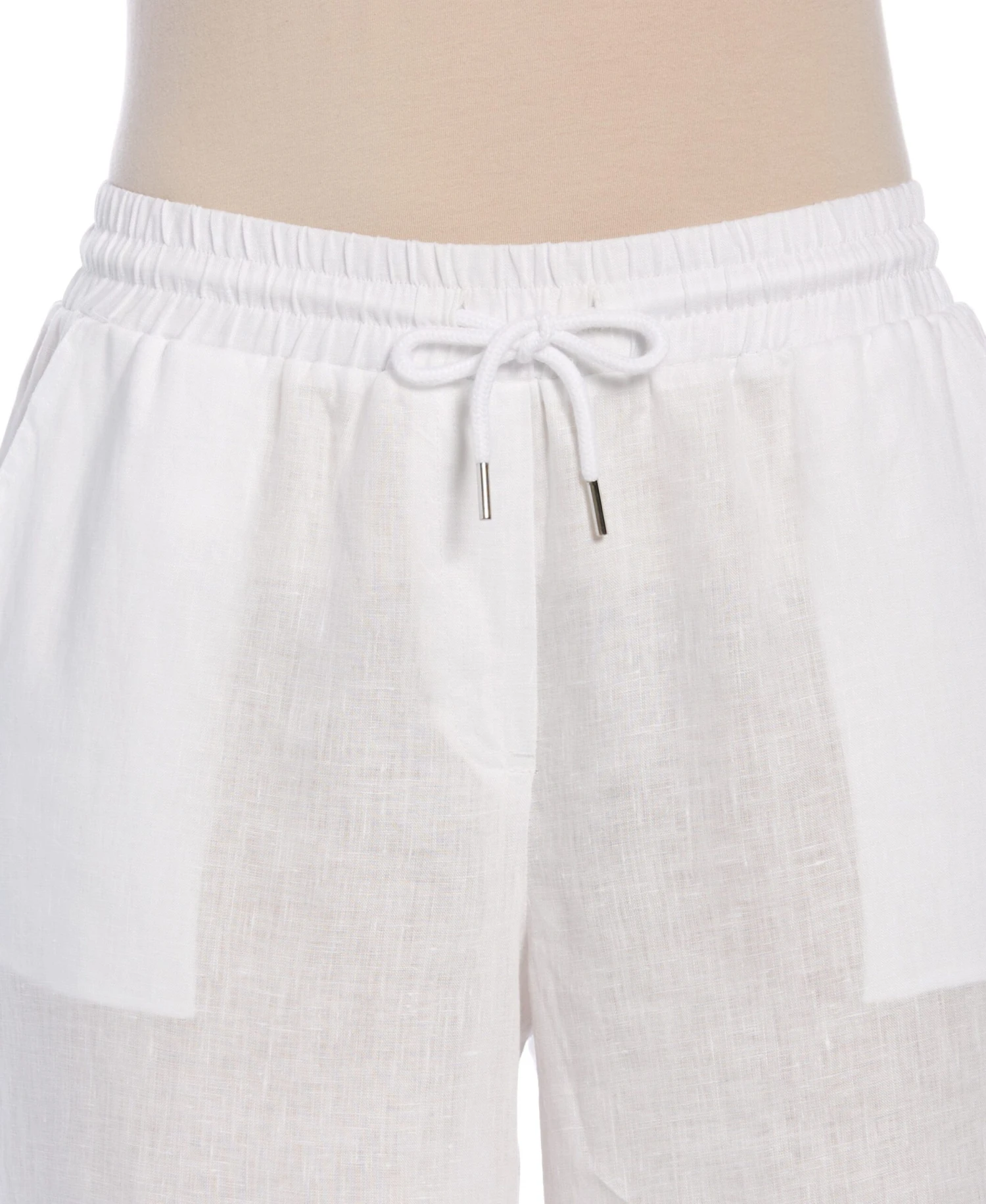 Women's Wide Leg Drawstring Linen Pant 5 Women's Wide Leg Drawstring Linen Pant - Image 3