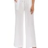 Women's Wide Leg Drawstring Linen Pant 2 Women's Wide Leg Drawstring Linen Pant -Cubavera Casual Wear Womens Wide Leg Drawstring Linen Pant White Cubavera