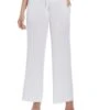 Women's Wide Leg Linen Blend Drawstring Pant
